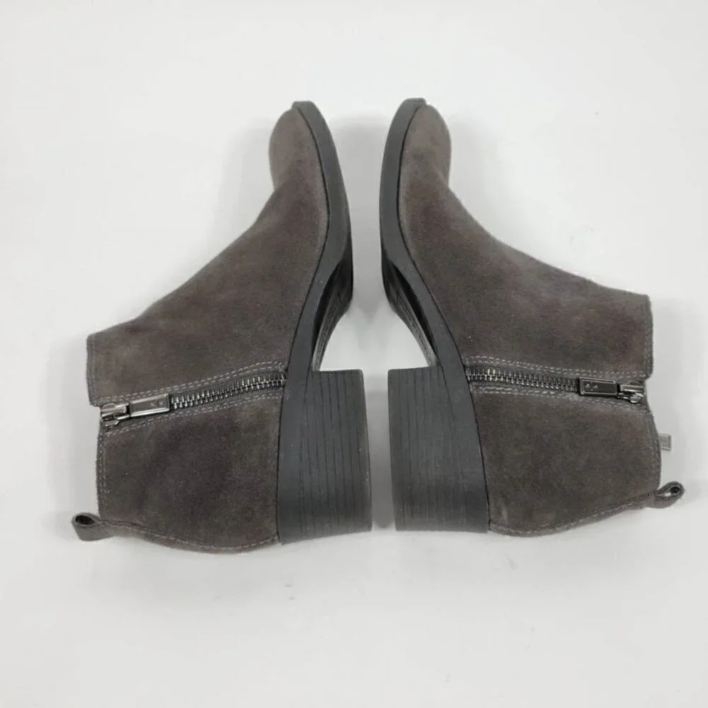 Kenneth Cole New York Suede Grey Boots #161 Size 8